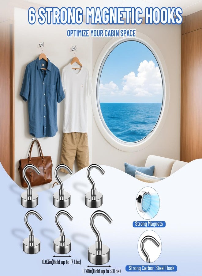 JINIOHEE Cruise Essentials 2026, Cruise Must Haves Including Non-Surge Power Strip, Magnetic Hooks, Cruise Luggage Tag Holder, Lanyard Holder, Towel Bnad, Phone Pounch, Phone Patches - Travel Essentials - Image 2